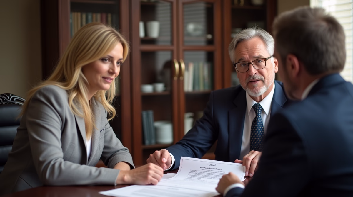 The experienced legal team at Moreno Valley Probate Law helping Inland Empire families from our Moreno Valley office consults with heirs in the Moreno Valley office to sign vital court filings discussing What If I Miss My Probate Court Date