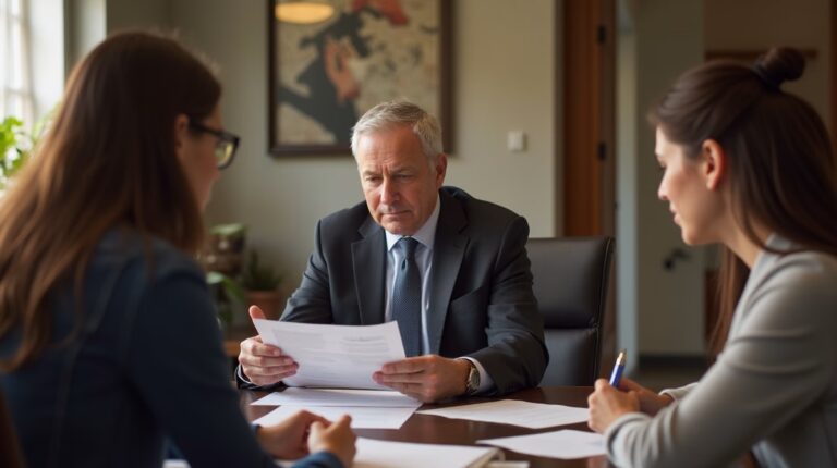 The experienced legal team at Moreno Valley Probate Law helping Inland Empire families from our Moreno Valley office consults with heirs in the Moreno Valley office to sign vital court filings discussing What Info Must Trustees Provide Annually