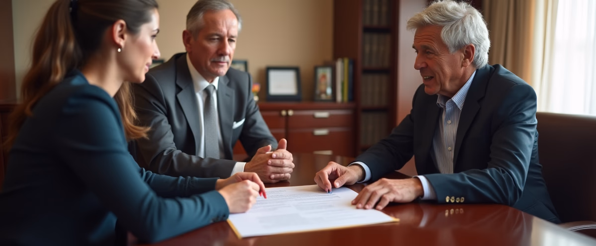 The experienced legal team at Moreno Valley Probate Law helping Inland Empire families from our Moreno Valley office consults with heirs in the Moreno Valley office to sign vital court filings discussing What happens to property held in joint tenancy after death