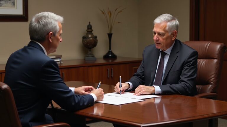 The experienced legal team at Moreno Valley Probate Law helping Inland Empire families from our Moreno Valley office consults with heirs in the Moreno Valley office to sign vital court filings discussing What is Probate Code Section 859