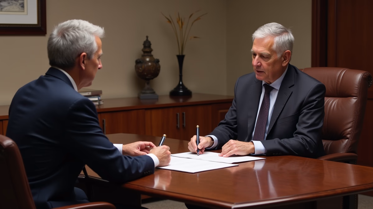 The experienced legal team at Moreno Valley Probate Law helping Inland Empire families from our Moreno Valley office consults with heirs in the Moreno Valley office to sign vital court filings discussing What is Probate Code Section 859