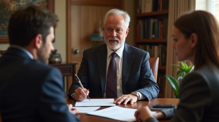 The experienced legal team at Moreno Valley Probate Law helping Inland Empire families from our Moreno Valley office consults with heirs in the Moreno Valley office to sign vital court filings discussing What is an Omnibus Clause