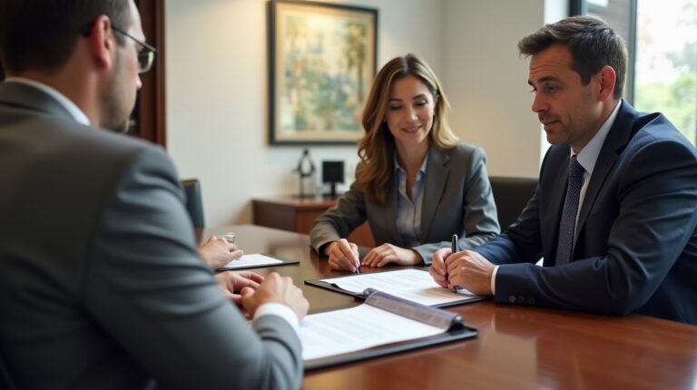 The experienced legal team at Moreno Valley Probate Law helping Inland Empire families from our Moreno Valley office consults with heirs in the Moreno Valley office to sign vital court filings discussing What is the Final Step of Probate