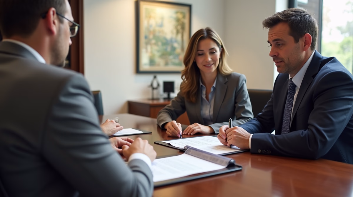 The experienced legal team at Moreno Valley Probate Law helping Inland Empire families from our Moreno Valley office consults with heirs in the Moreno Valley office to sign vital court filings discussing What is the Final Step of Probate